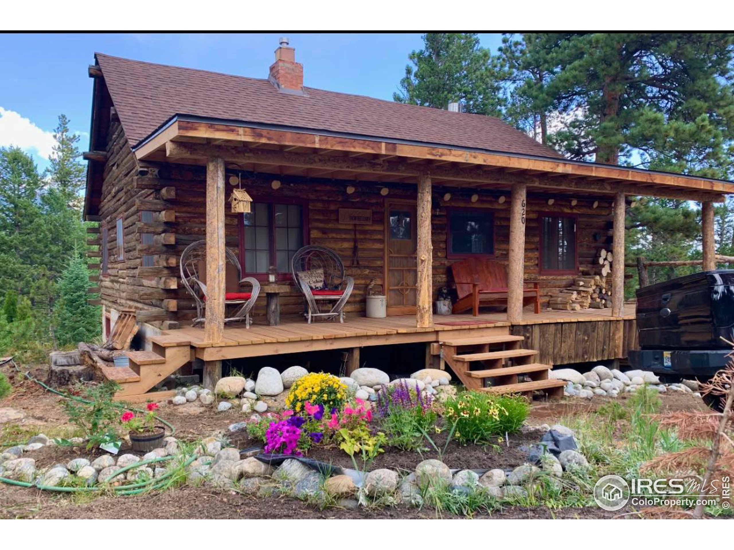 a front view of a house with a porch