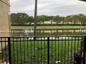 a view of lake from a balcony