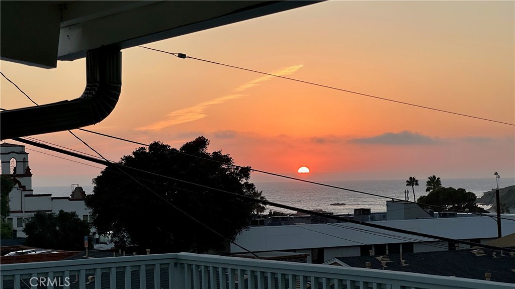 a view of a balcony