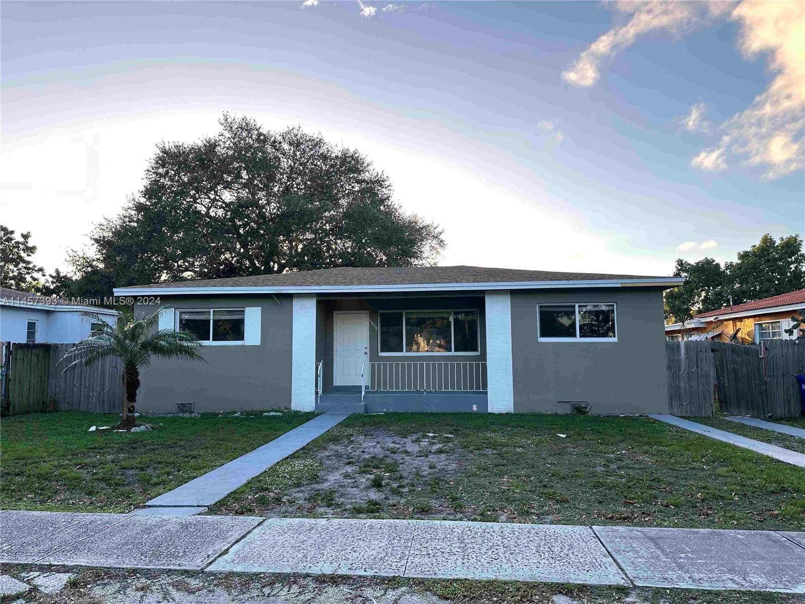 front view of house with a yard