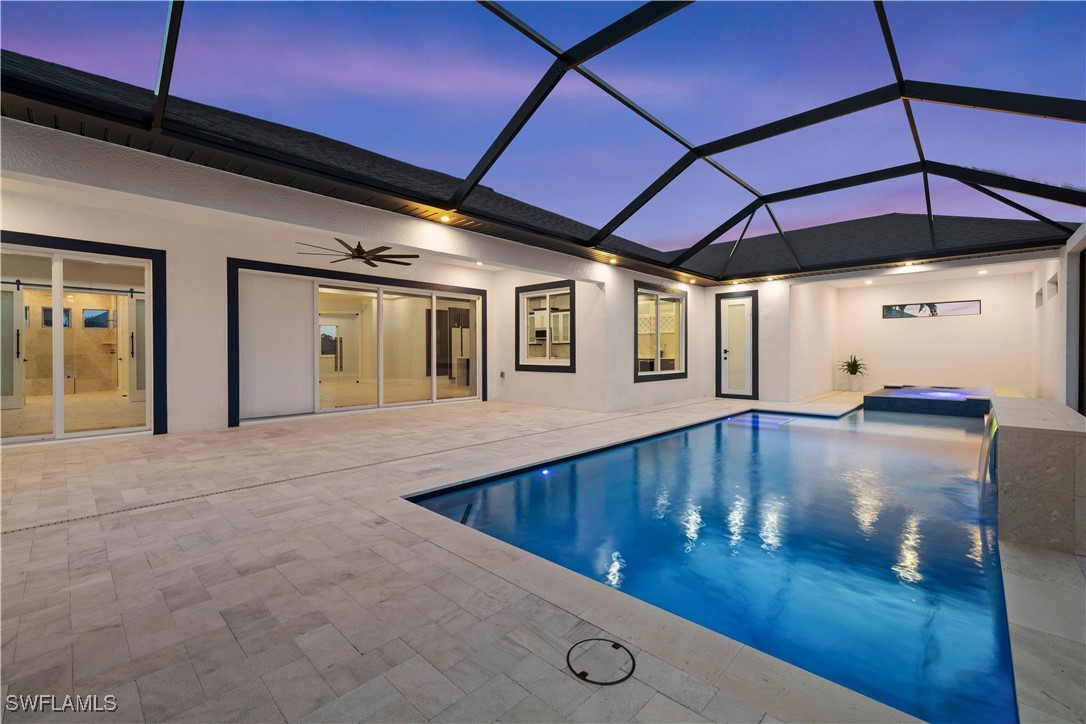 a view of a indoor swimming pool