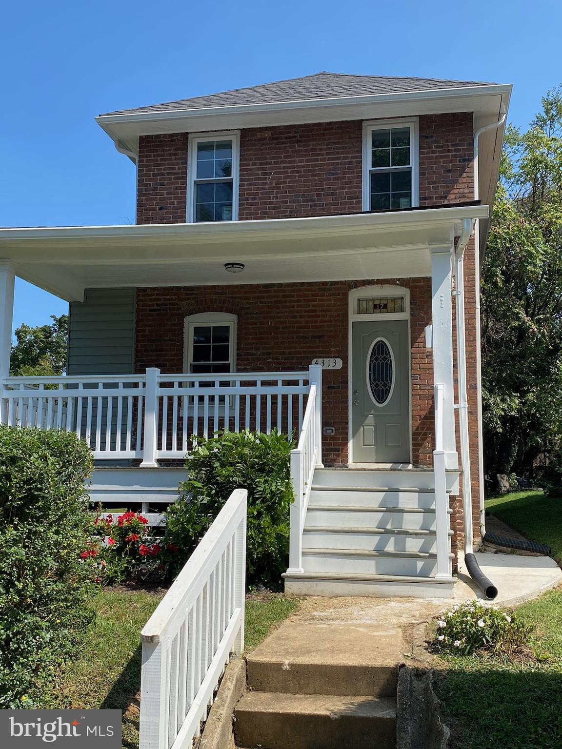 a view of house and front door