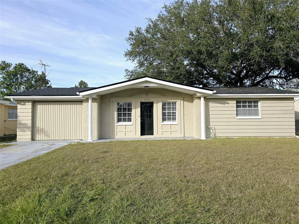 front view of house with a yard