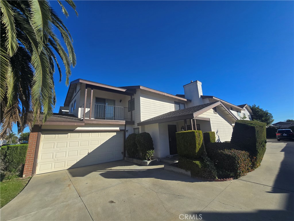 a view of a house with a swimming pool