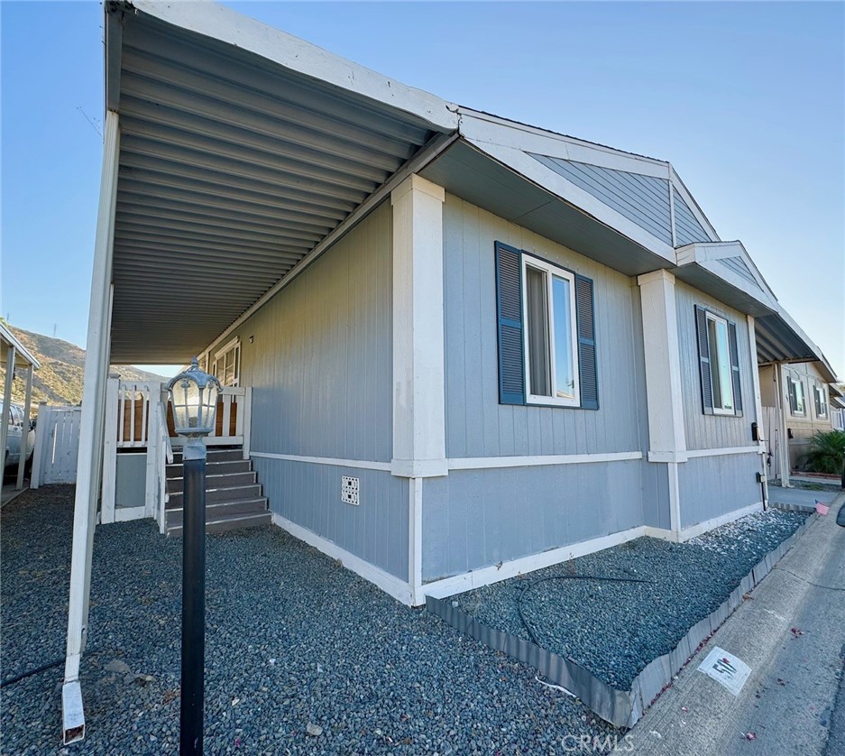 a view of a house with a roof deck