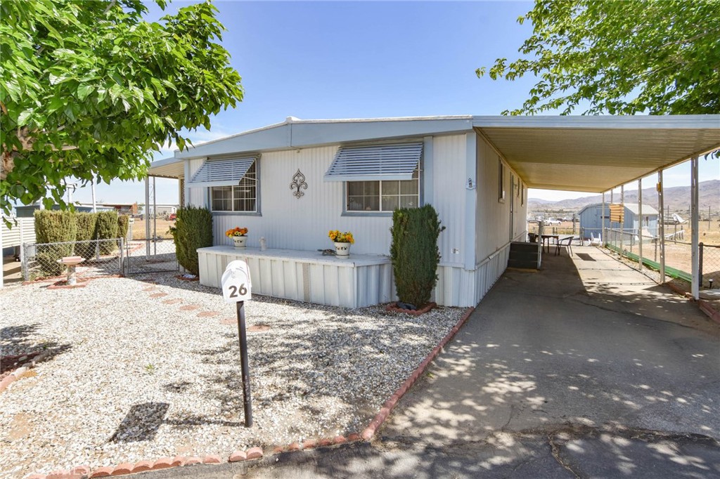 a view of a house with a patio