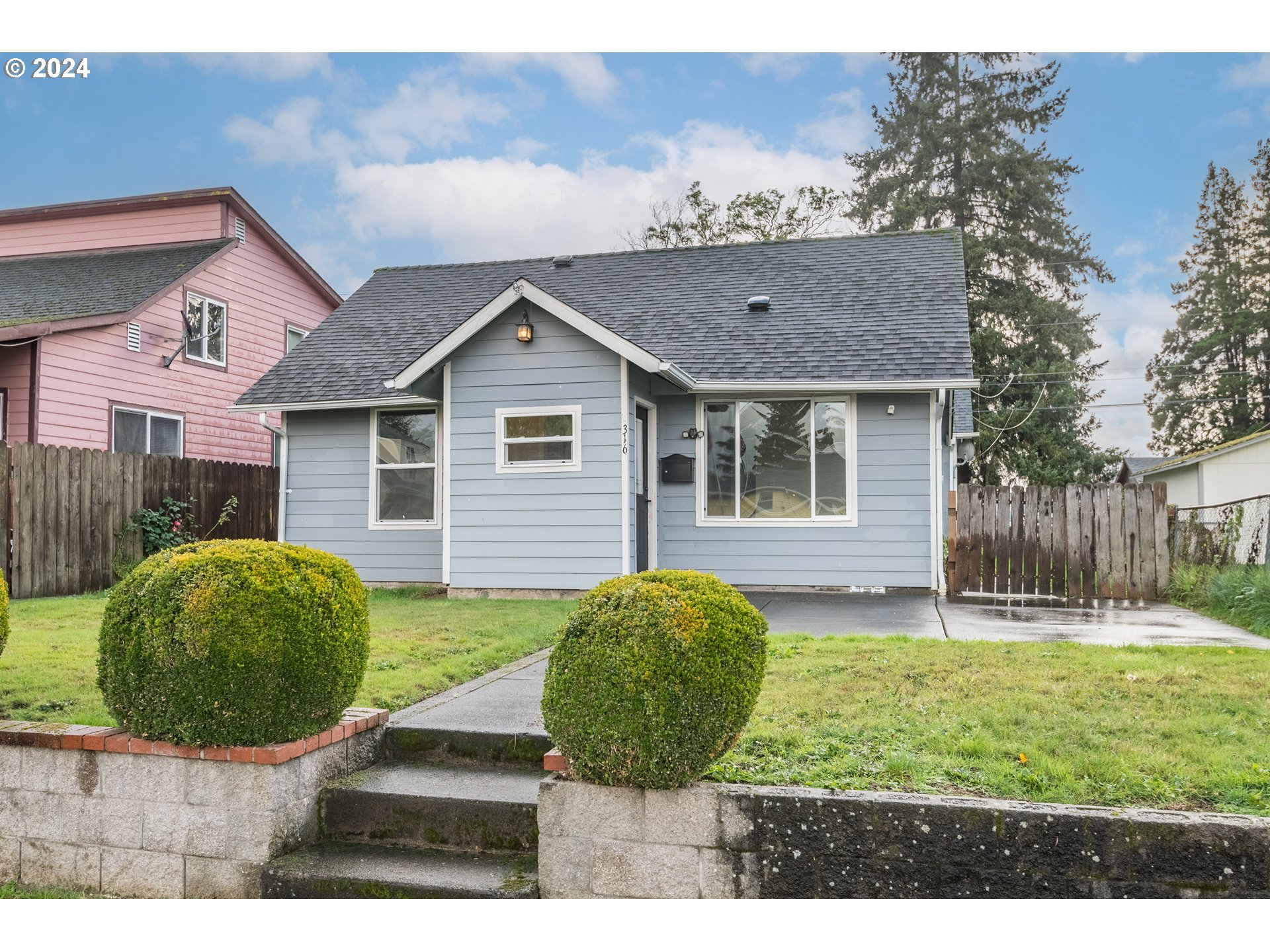 a view of outdoor space and yard