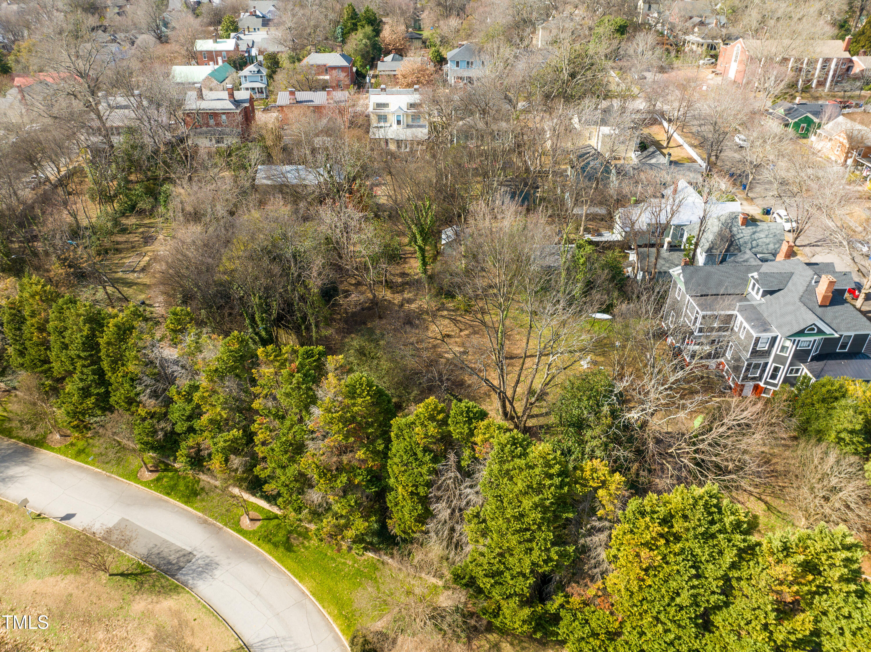 a view of a yard of a house