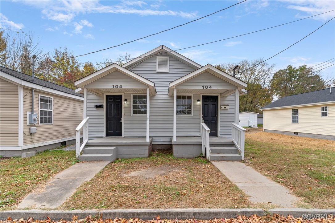 front view of a house