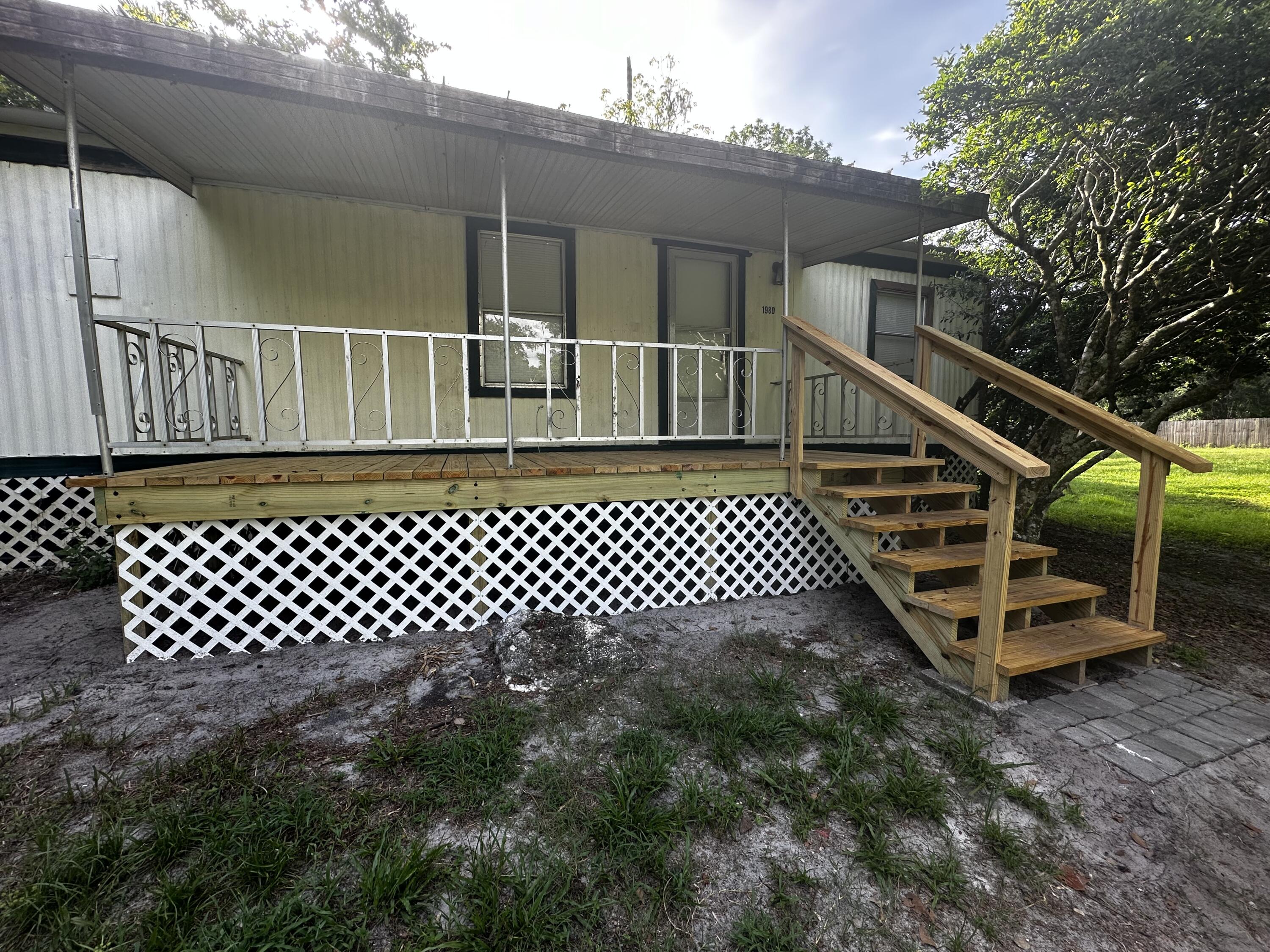 a view of a roof deck