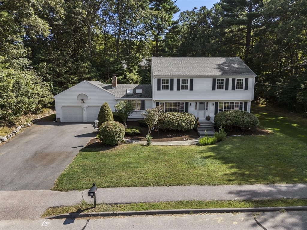 front view of house with a yard