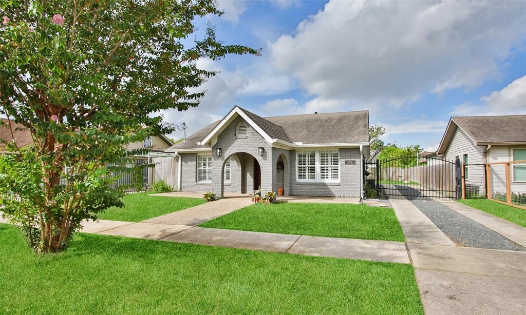 Welcome to 1306 Pearson! A beautiful brick painted bungalow with 3 bedrooms and 2 full baths.