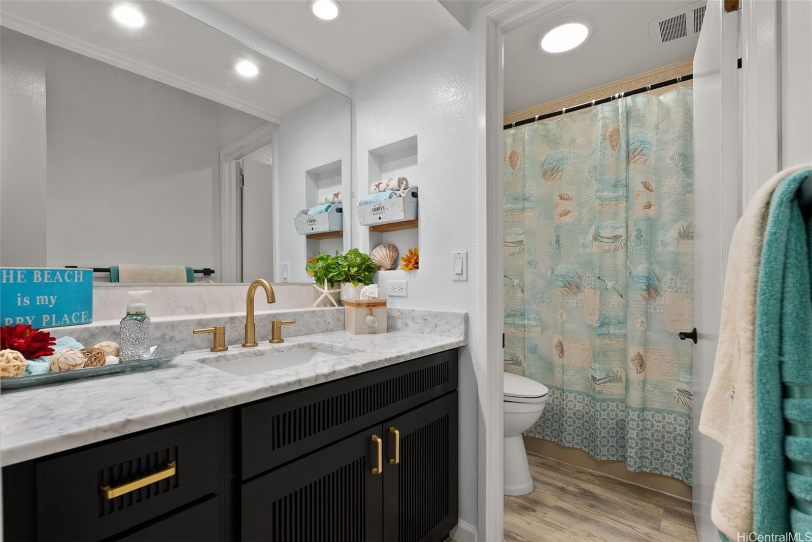 Upgraded bathroom vanity