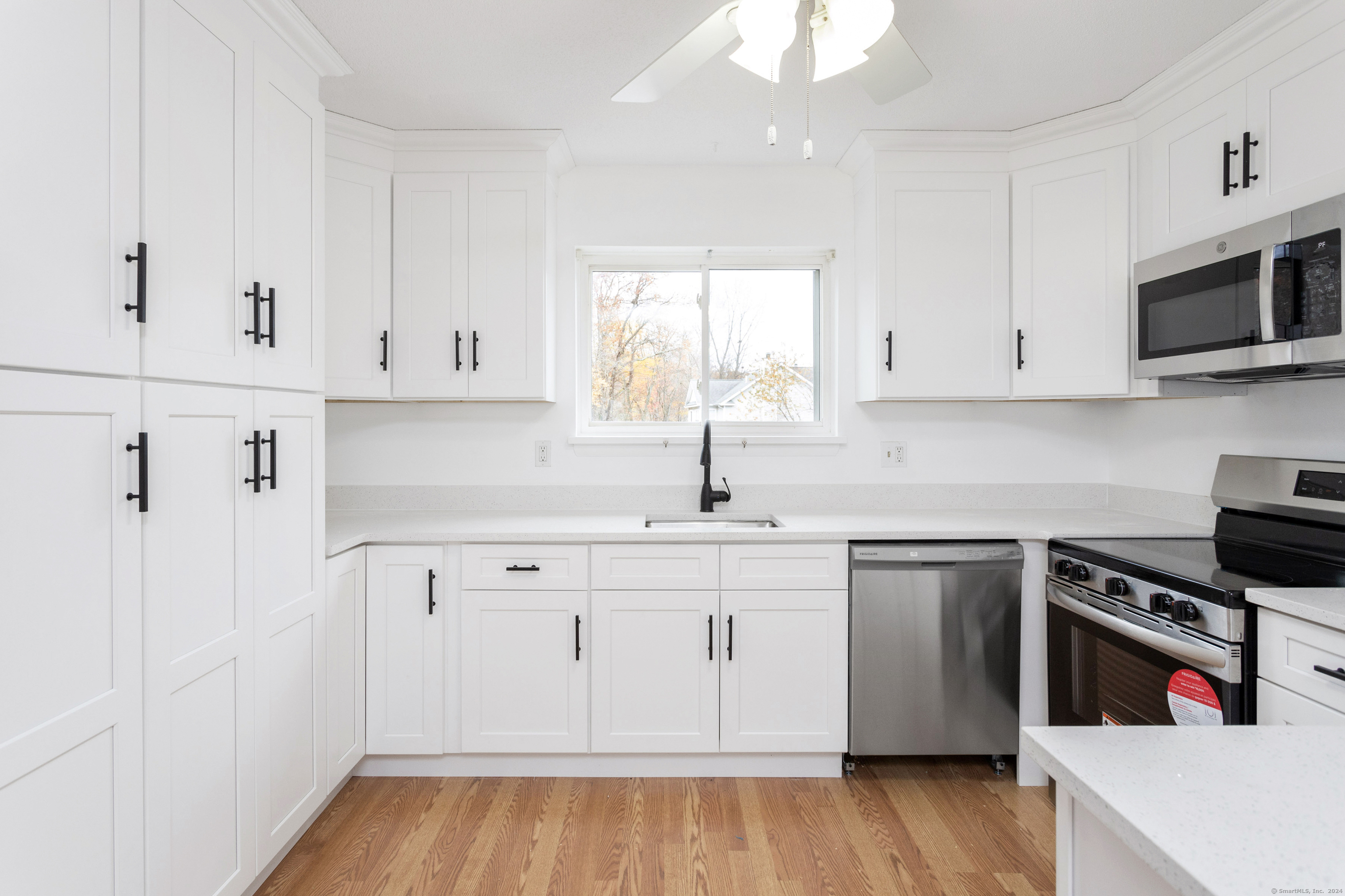 Be the one to christen this new kitchen with loads of storage