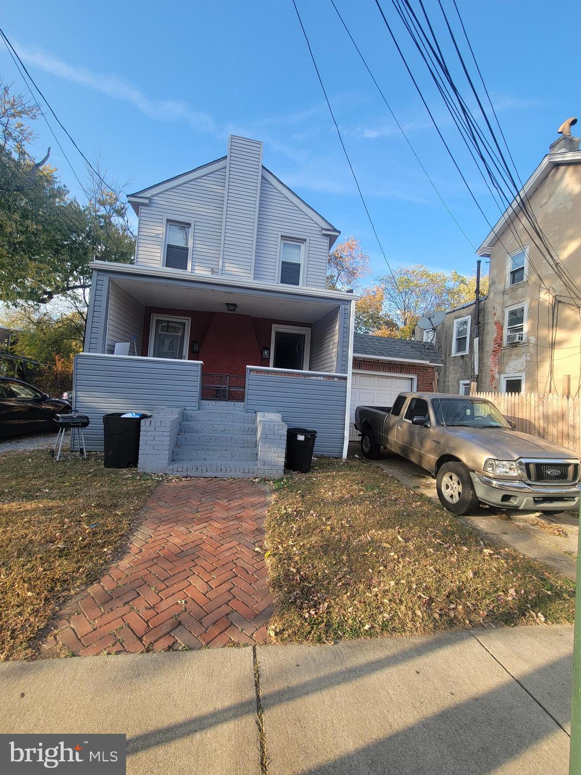 a view of a house with a patio