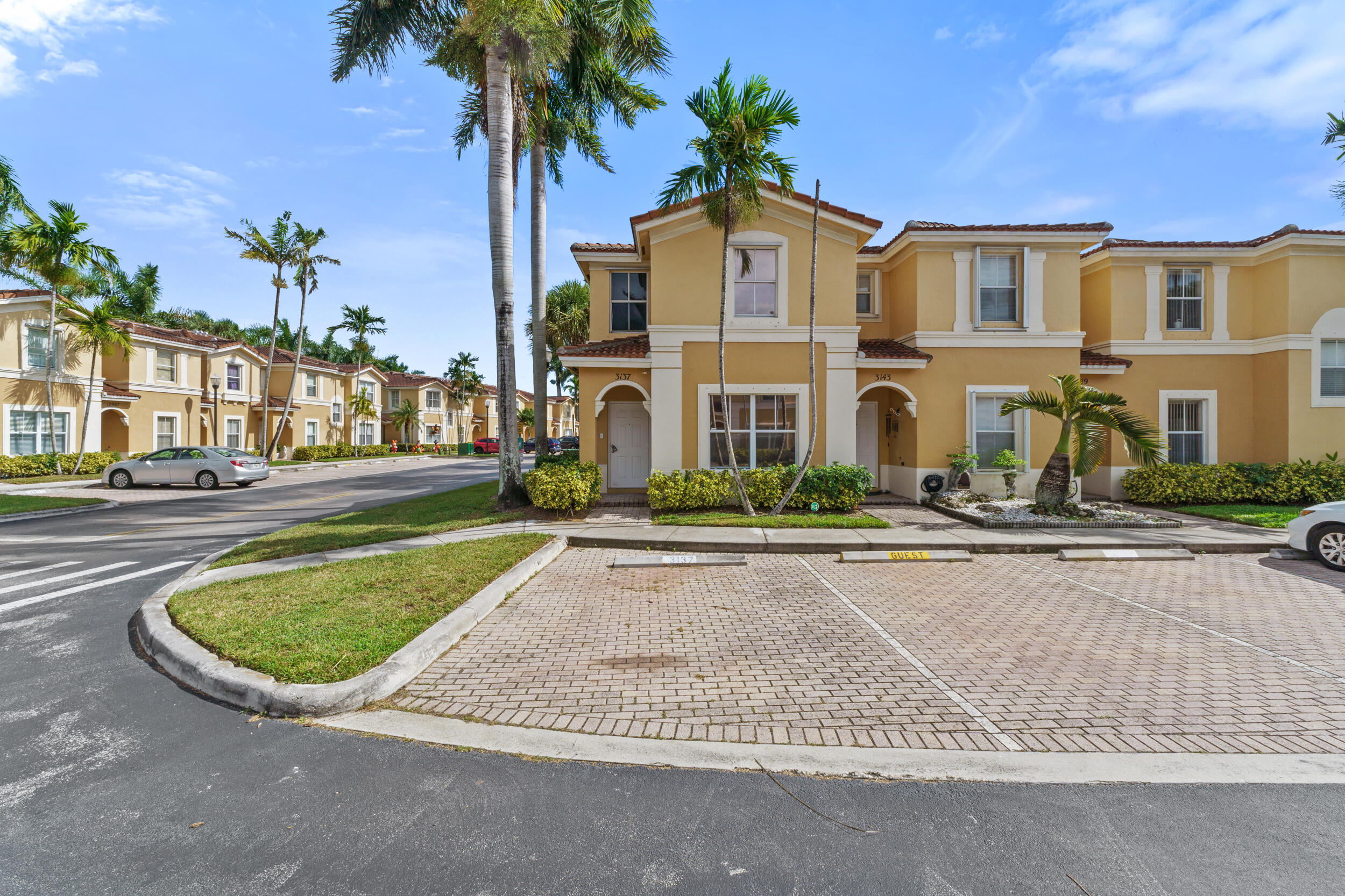 front view of house with a yard