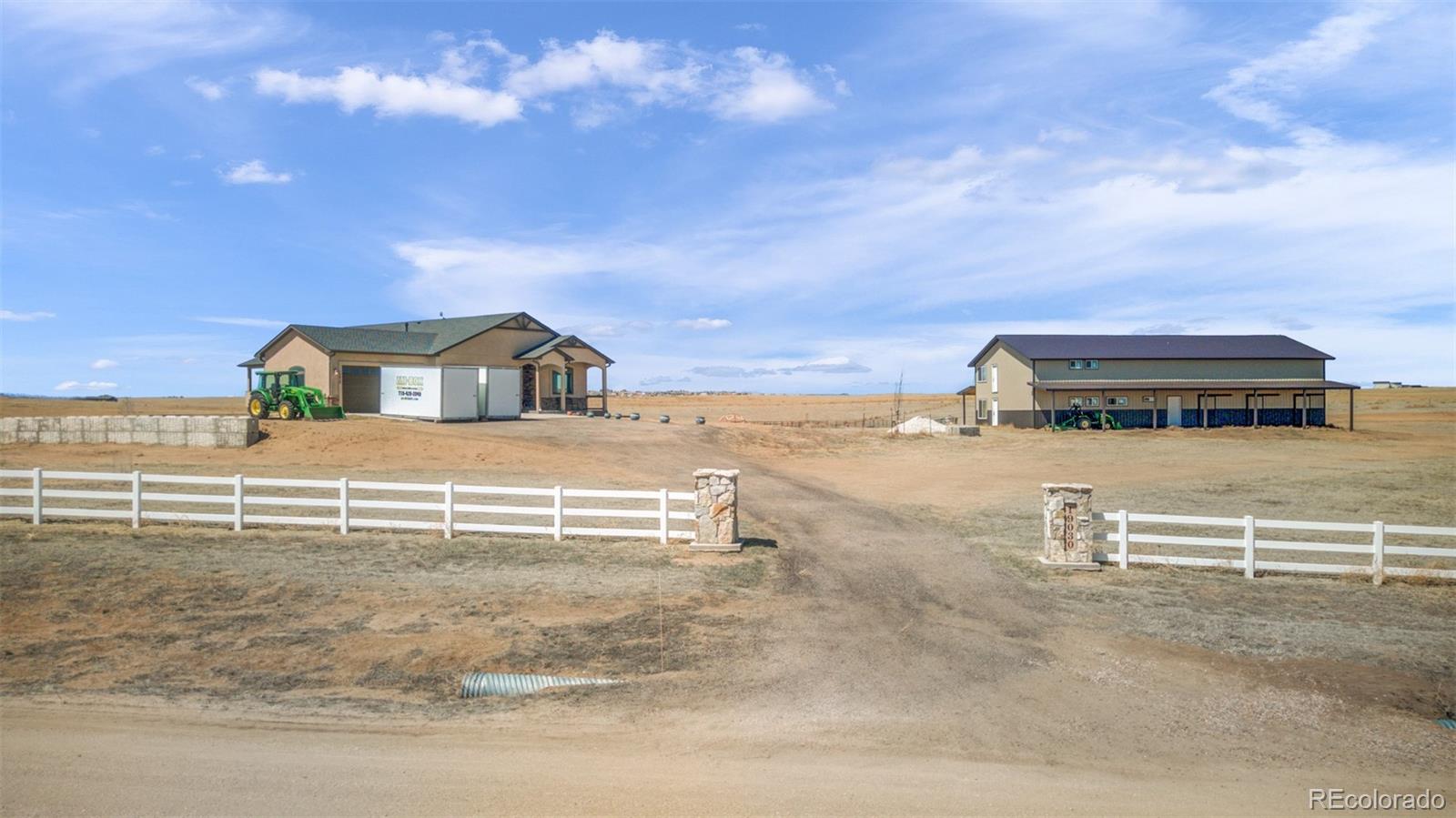 a view of houses with city view