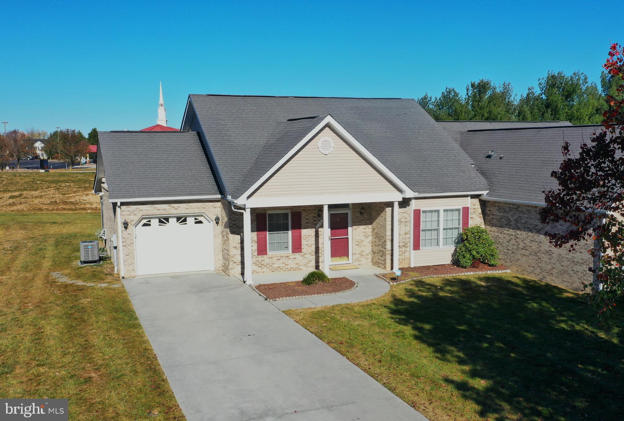 a aerial view of a house