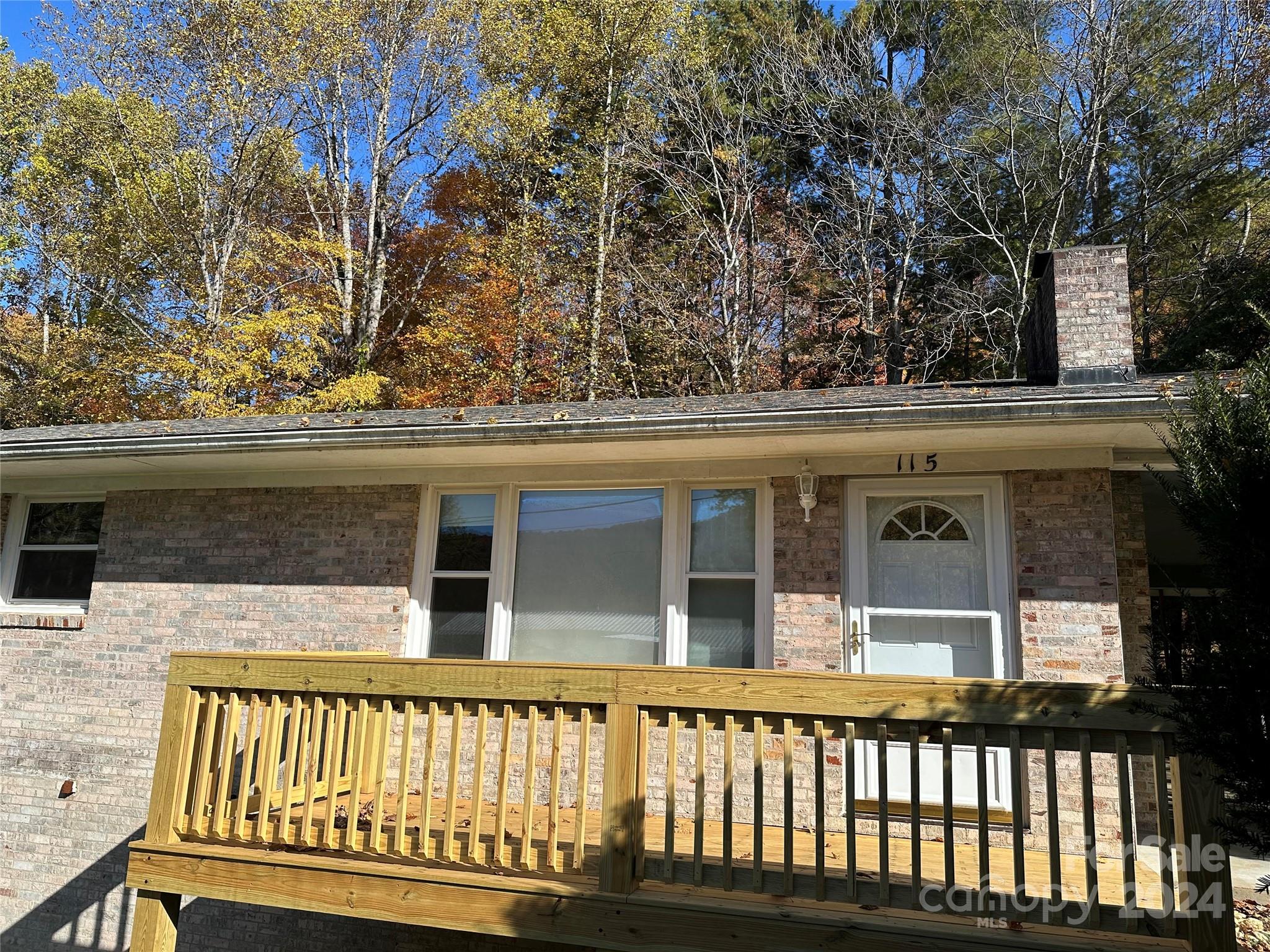 a view of a house with a window