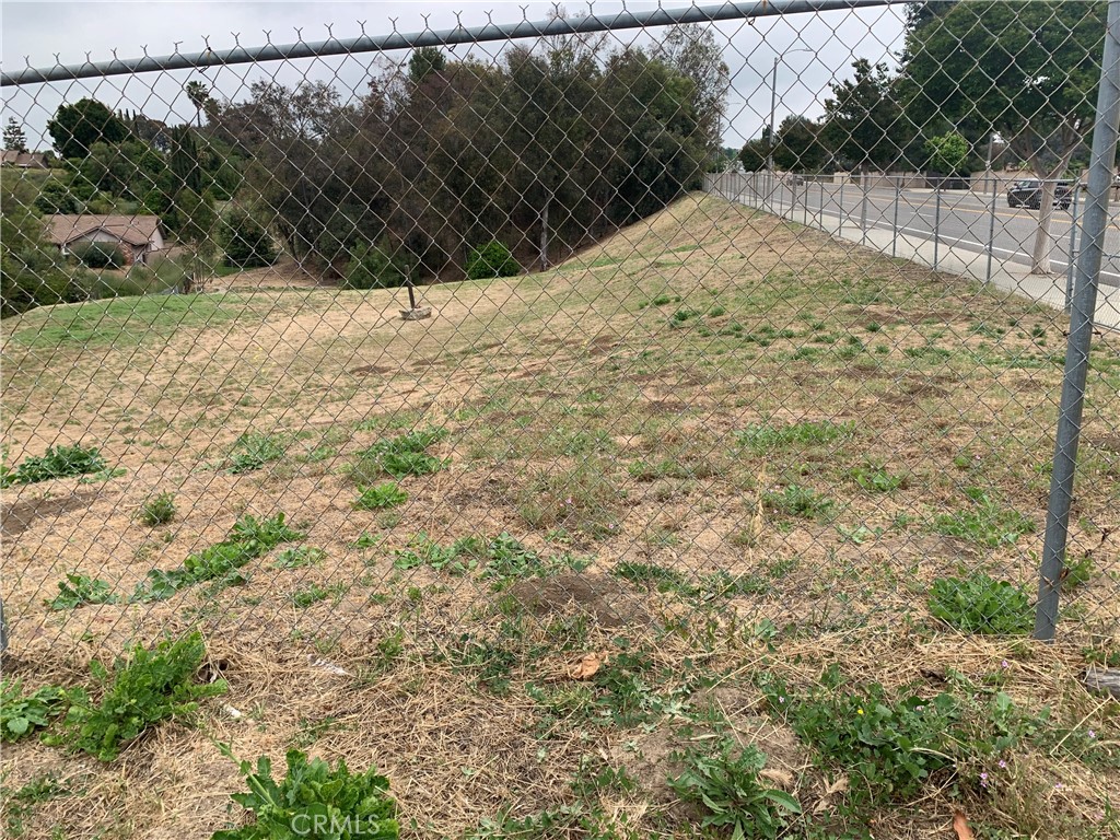 a view of a backyard of the house