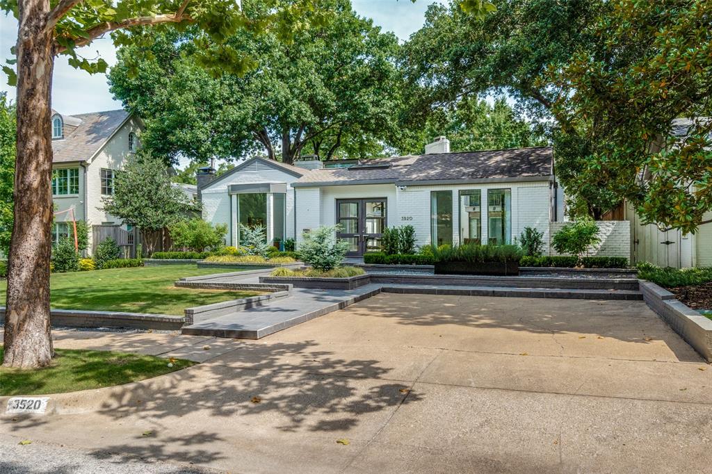 a view of a house with a patio