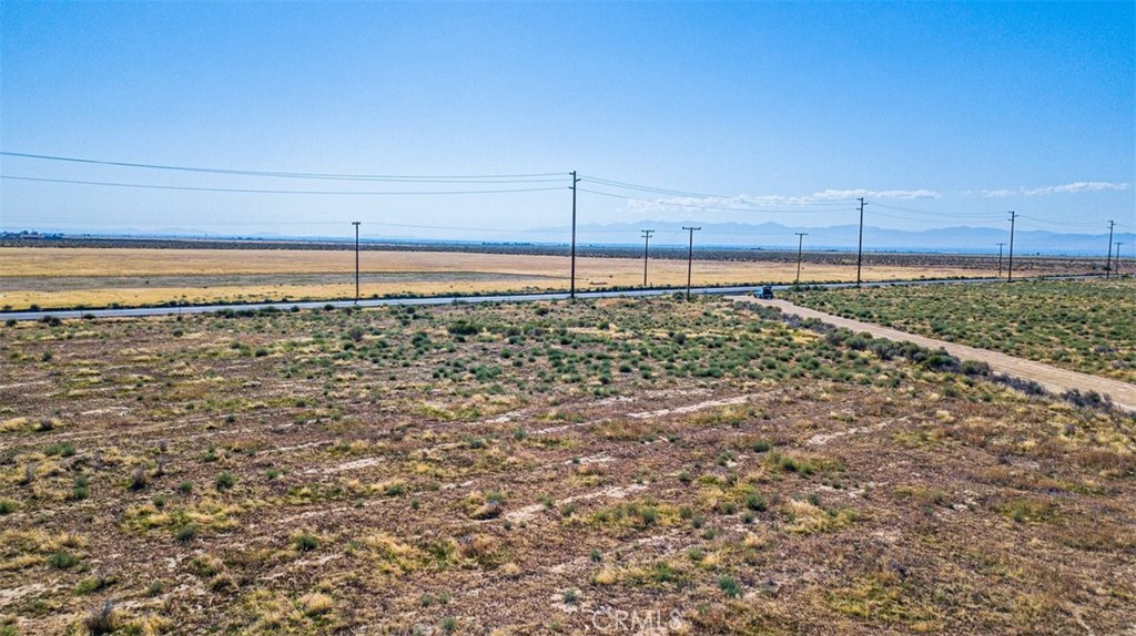 a view of a yard with wooden fence