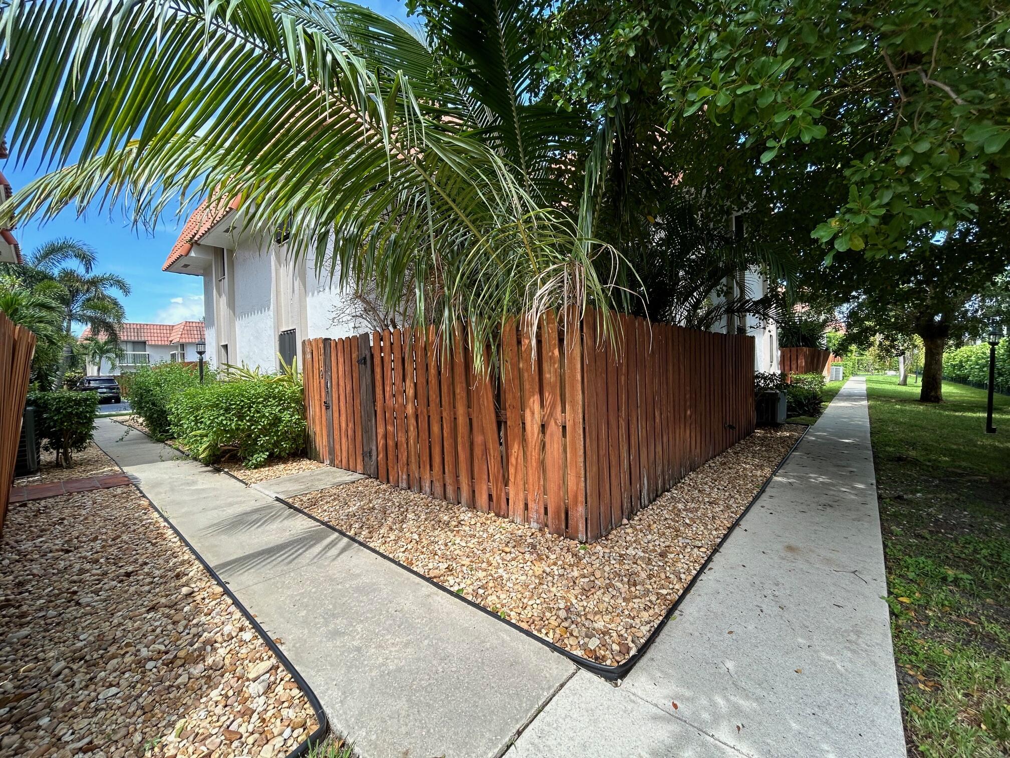 Private courtyard