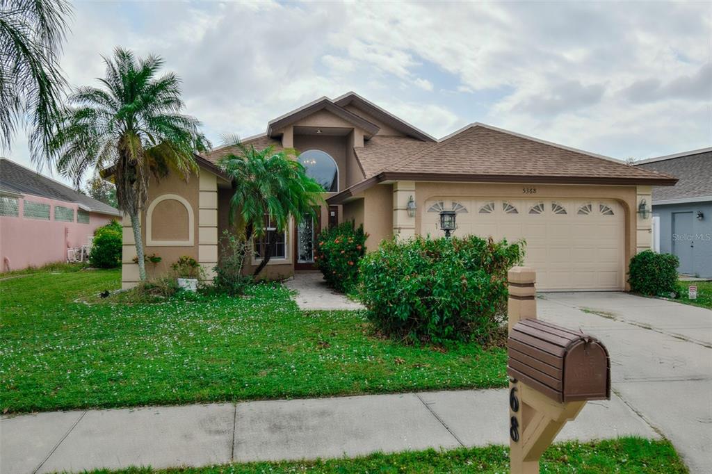 This 3/3/2 block constructed pool home has a new roof, and has been recently freshly painted outside.