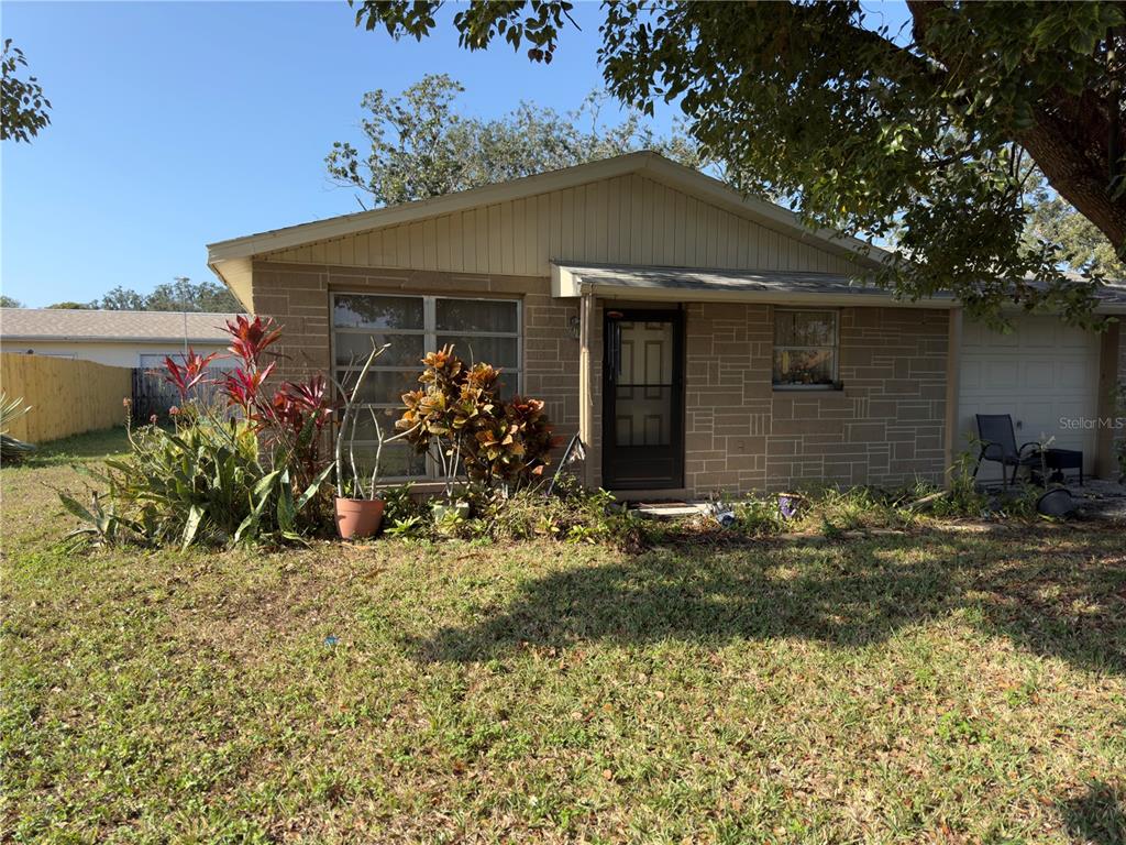 front view of house with a yard