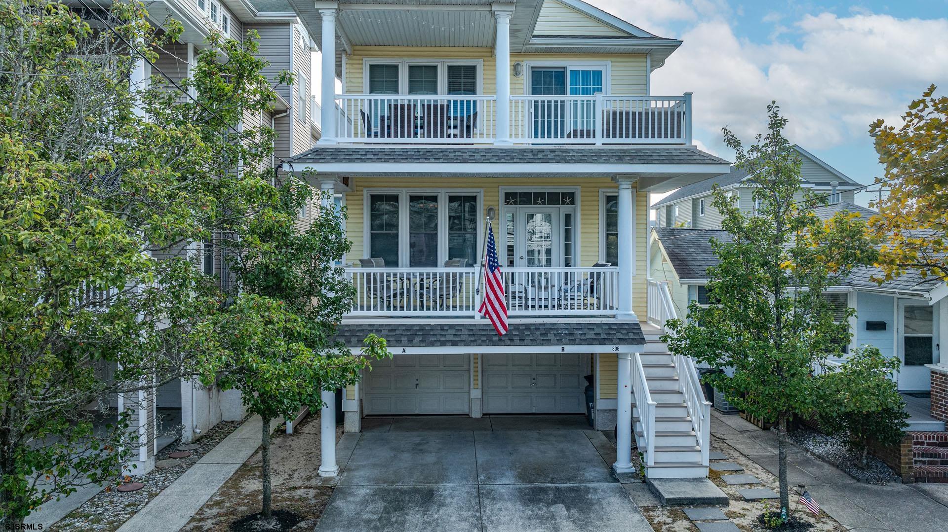 front view of house with a porch