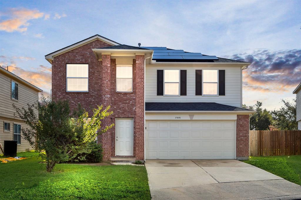 front view of house with a yard