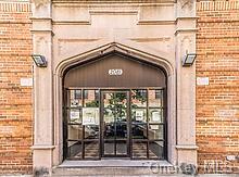 a close view of a house with a glass door