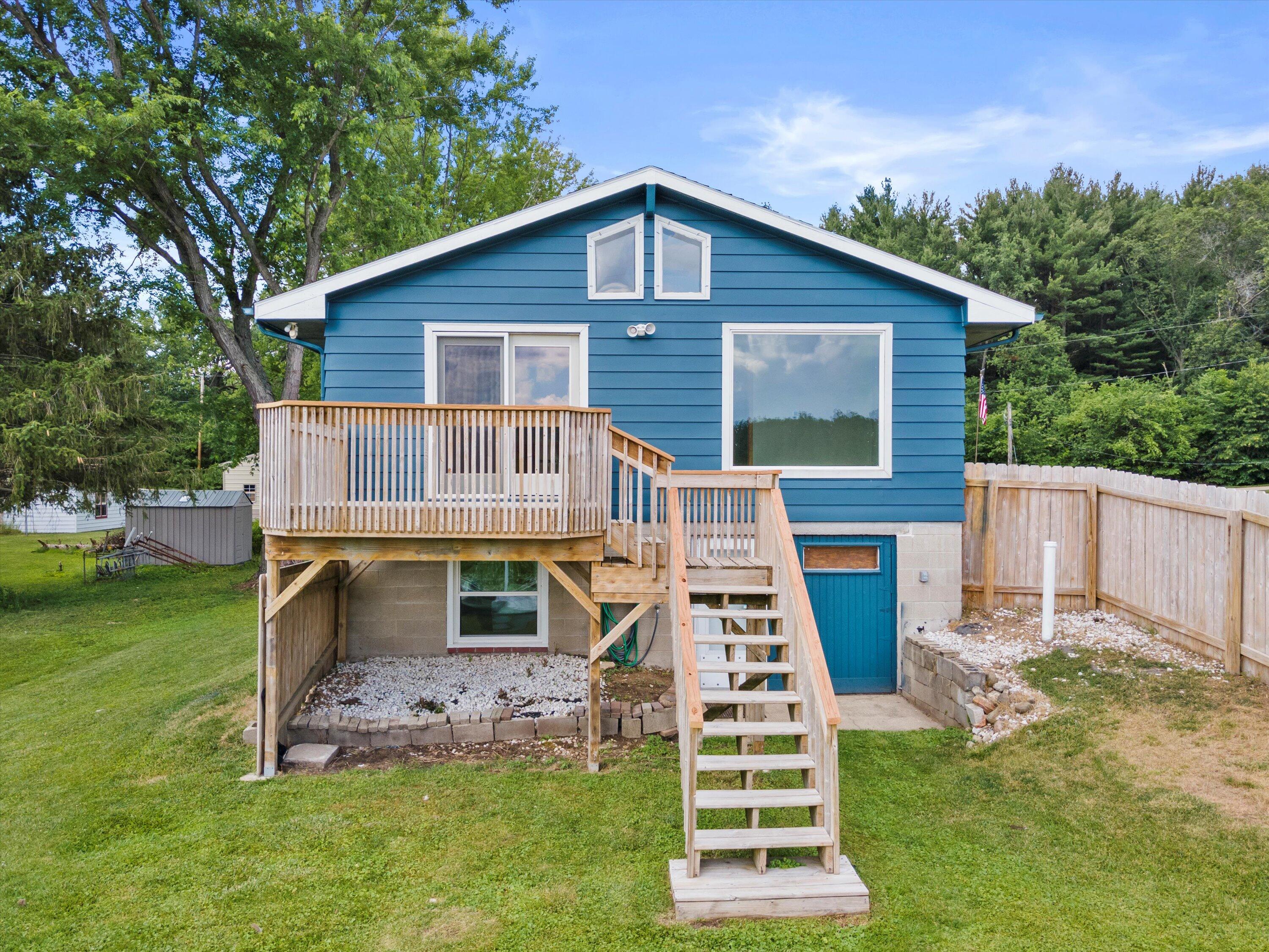 Lake Side View of Home