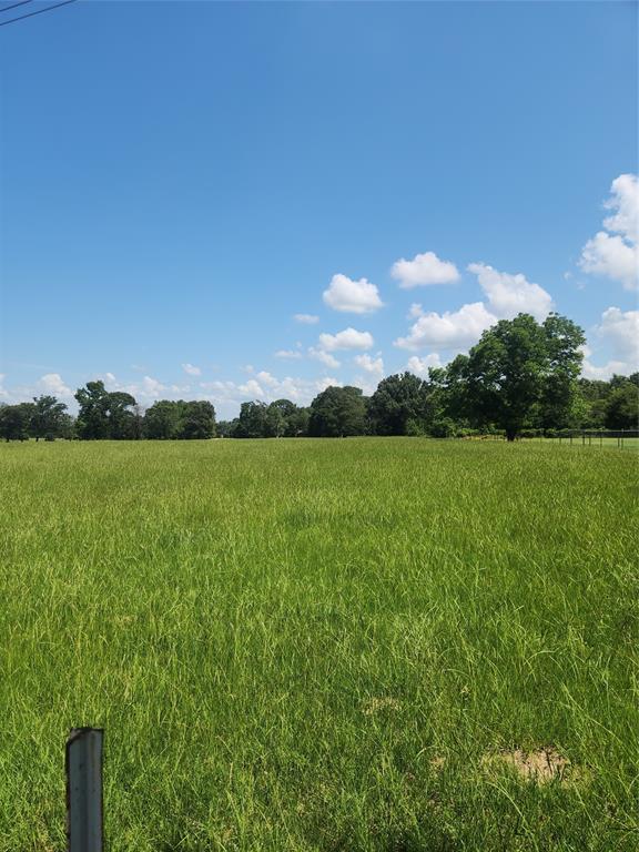 a view of a lake with a big yard