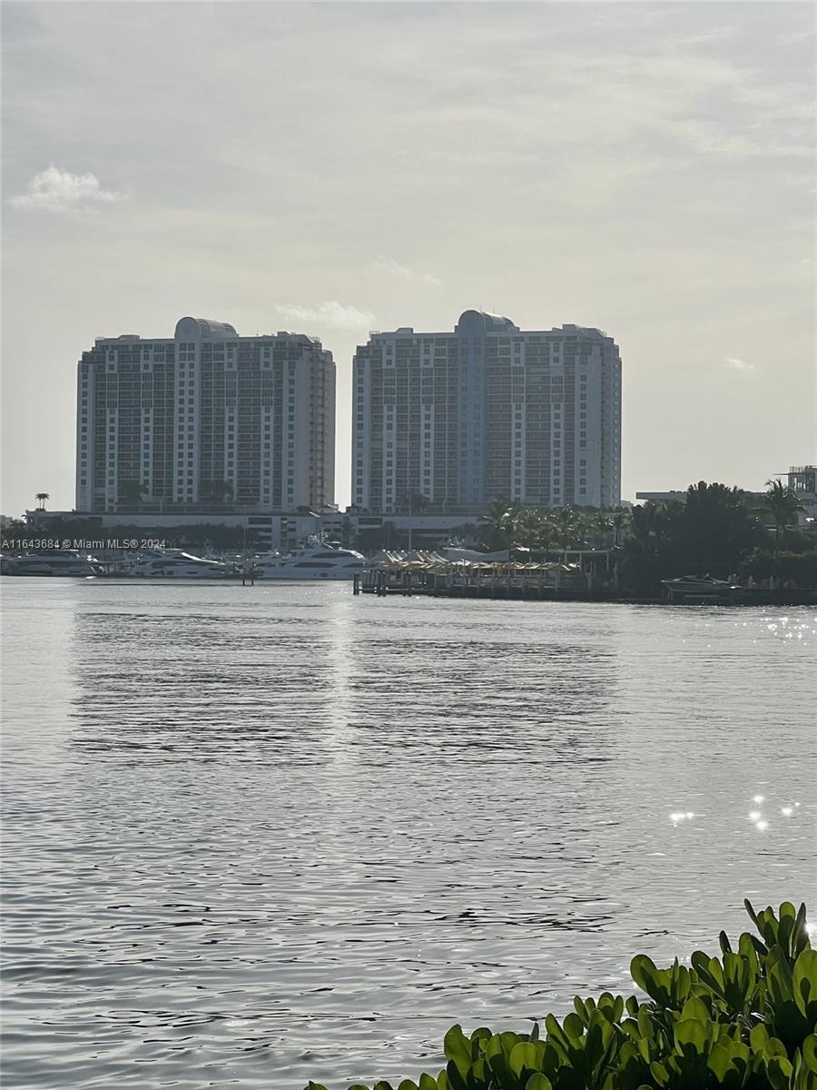 a view of a terrace with a lake view