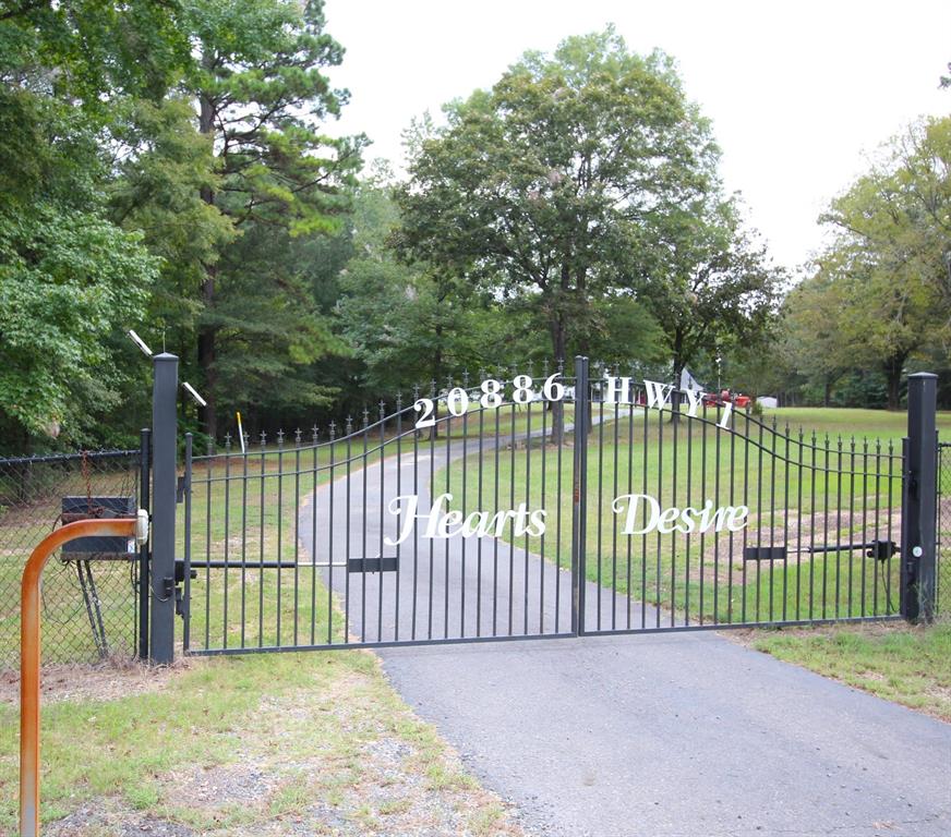 a view of a backyard with a garden