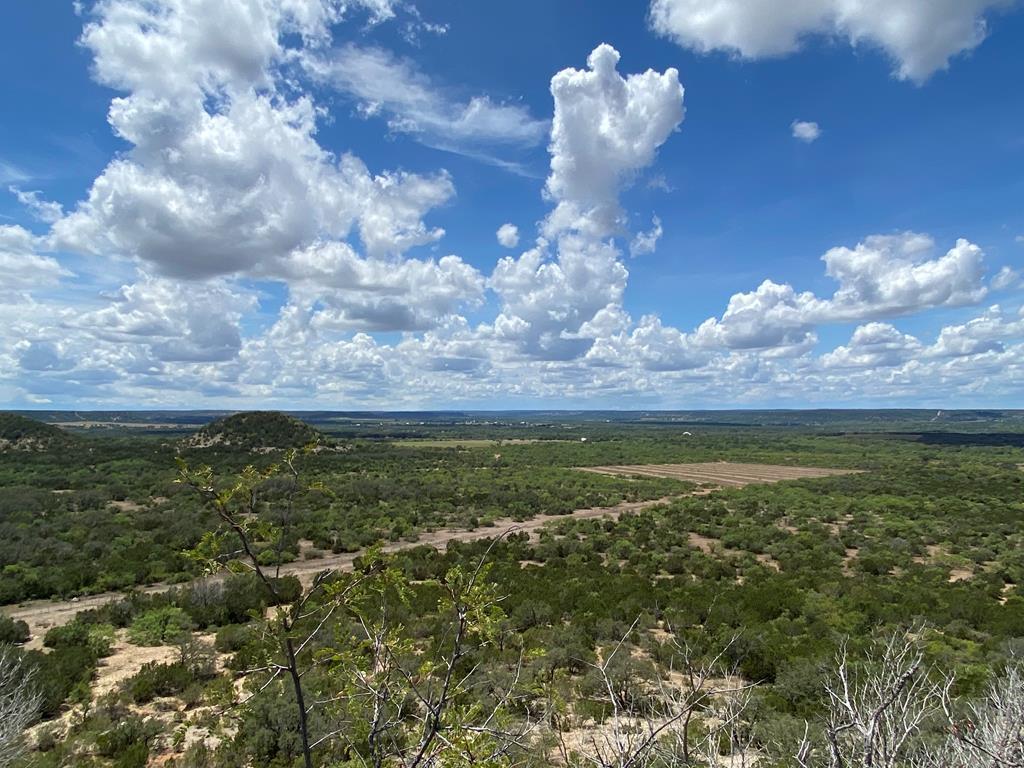 a view of a lake in the background