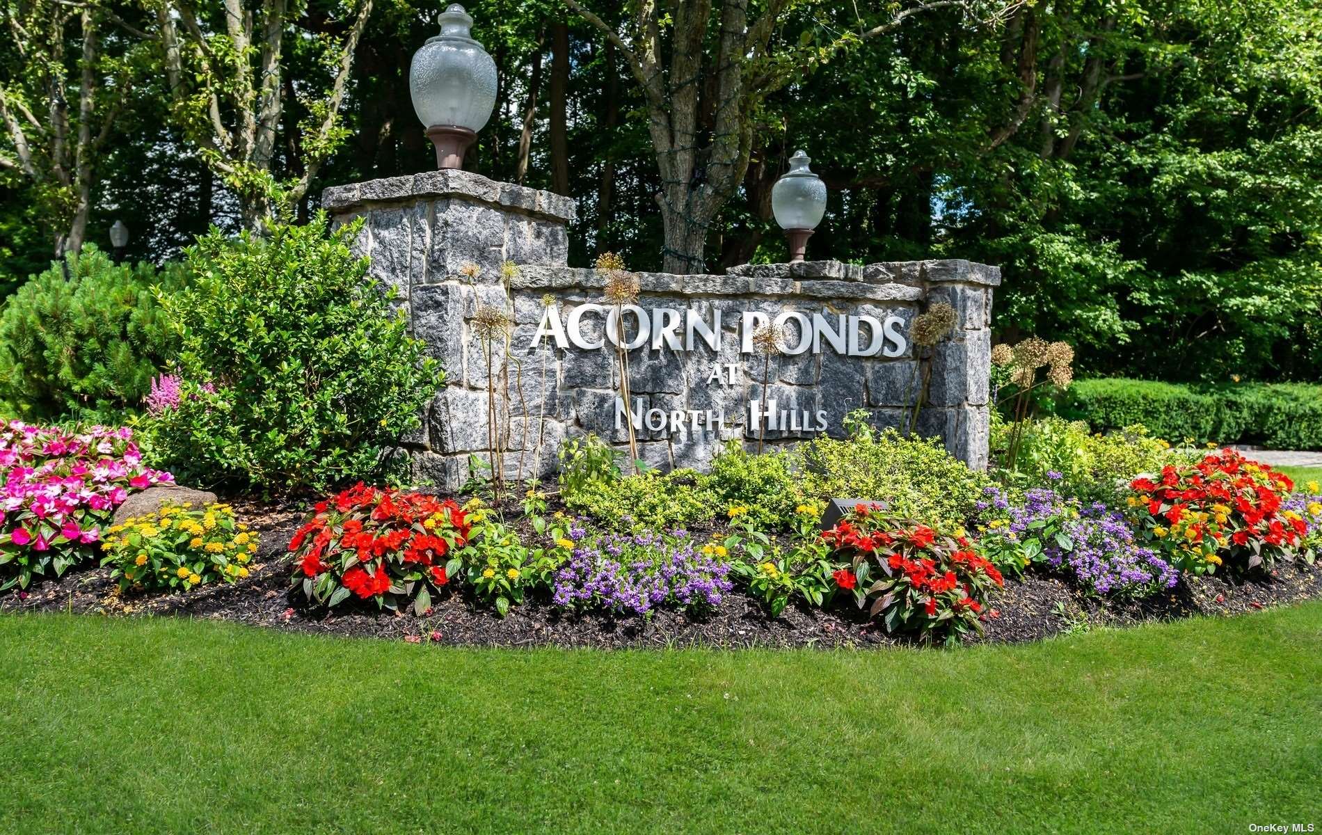 Acorn Ponds Entry Stone-Welcome