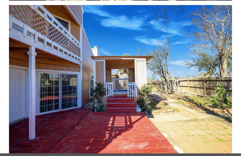 Back yard deck