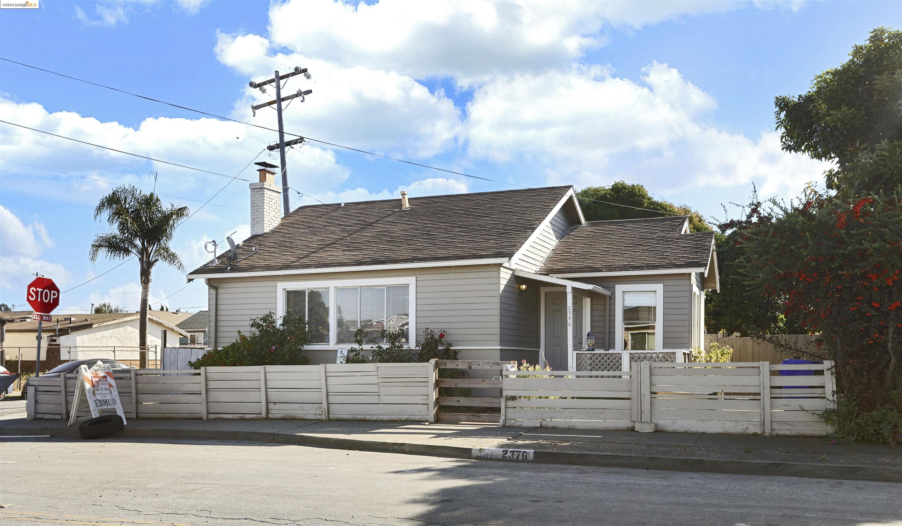 a front view of a house with a porch