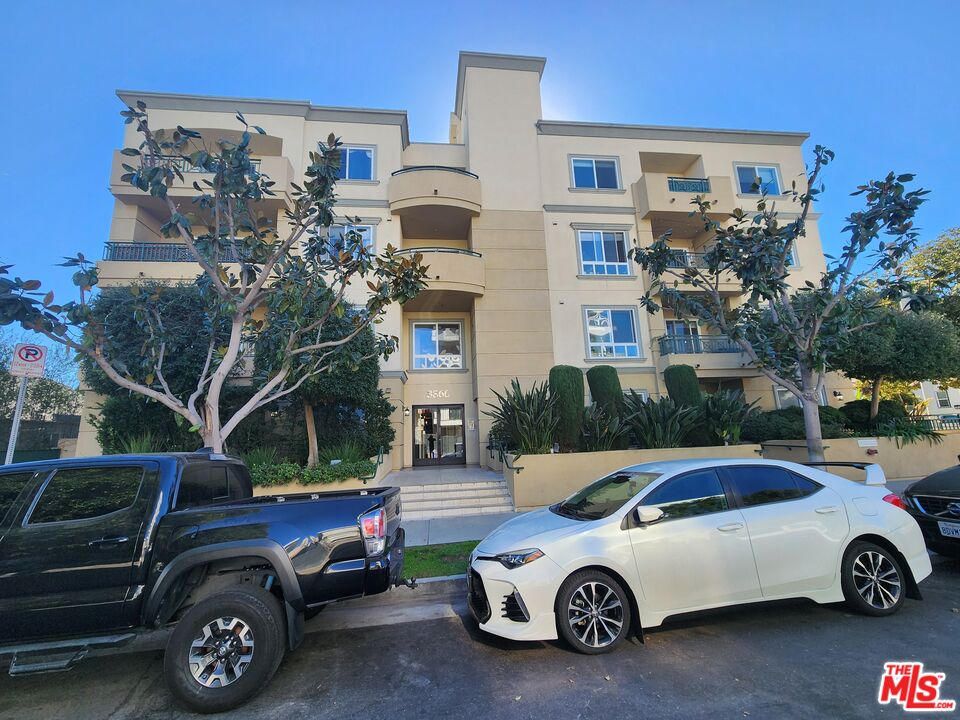 a car parked in front of a house