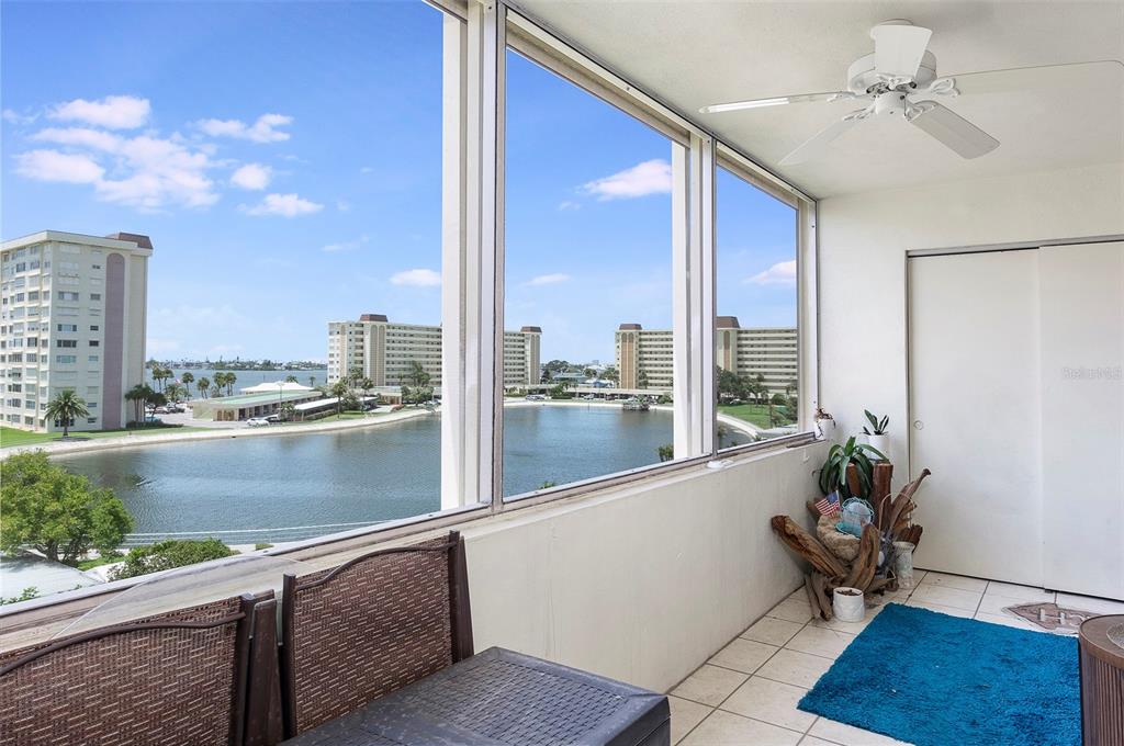 View from sunroom - lagoon and Boca Ciega Bay