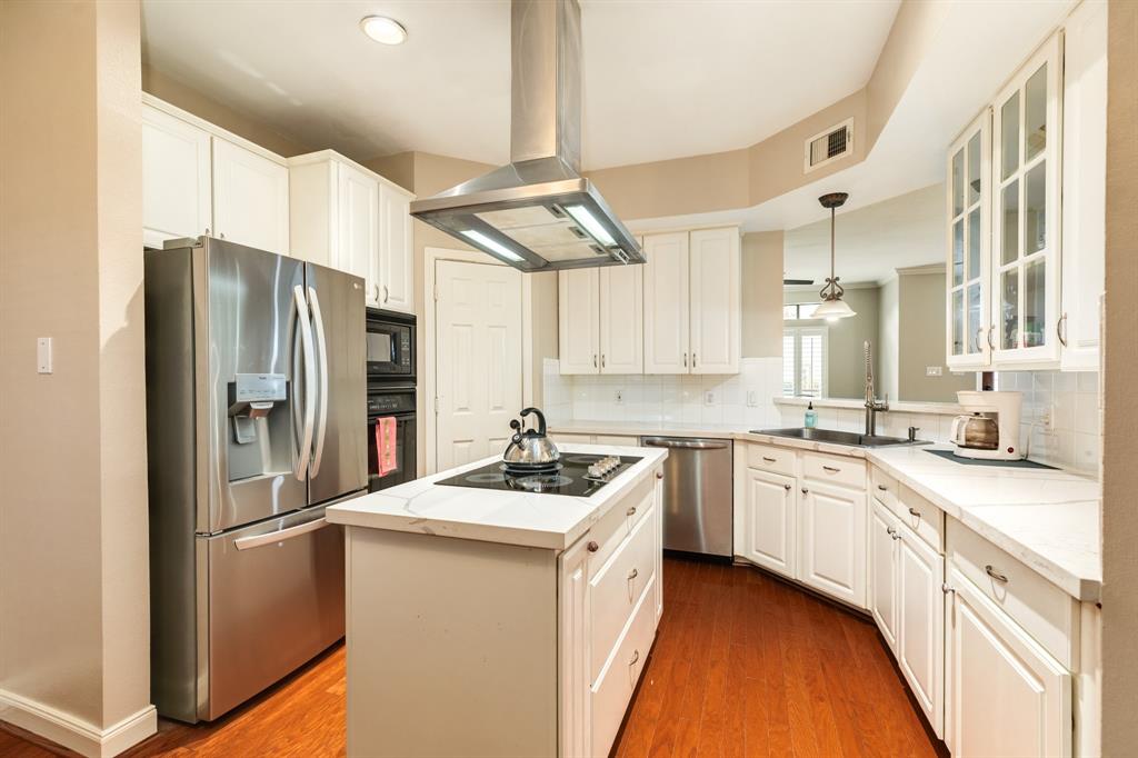 Recently remodeled kitchen with modern look.