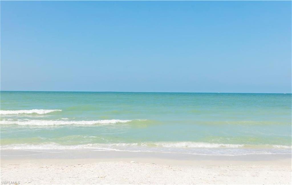 View of water feature featuring a view of the beach