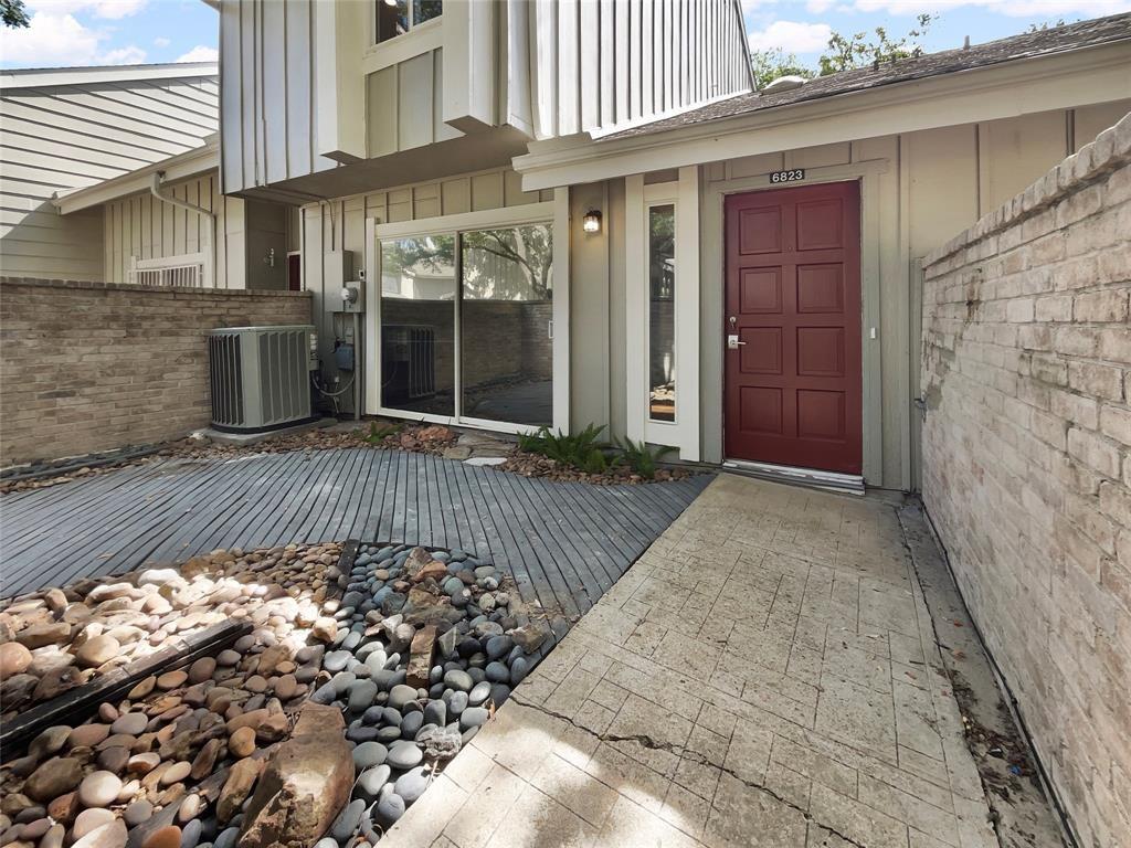 a view of a house with a door