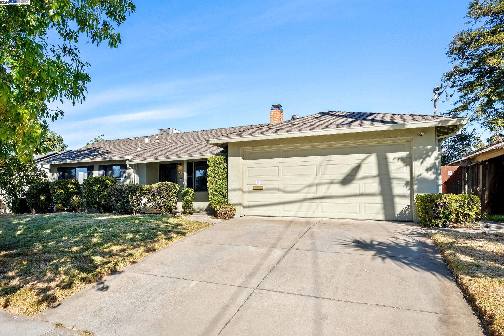 a view of a house with a patio