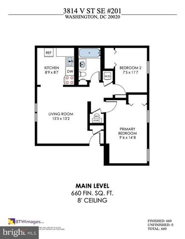 $147,000 | 3814 V Street Southeast, Unit 201 | Hillcrest