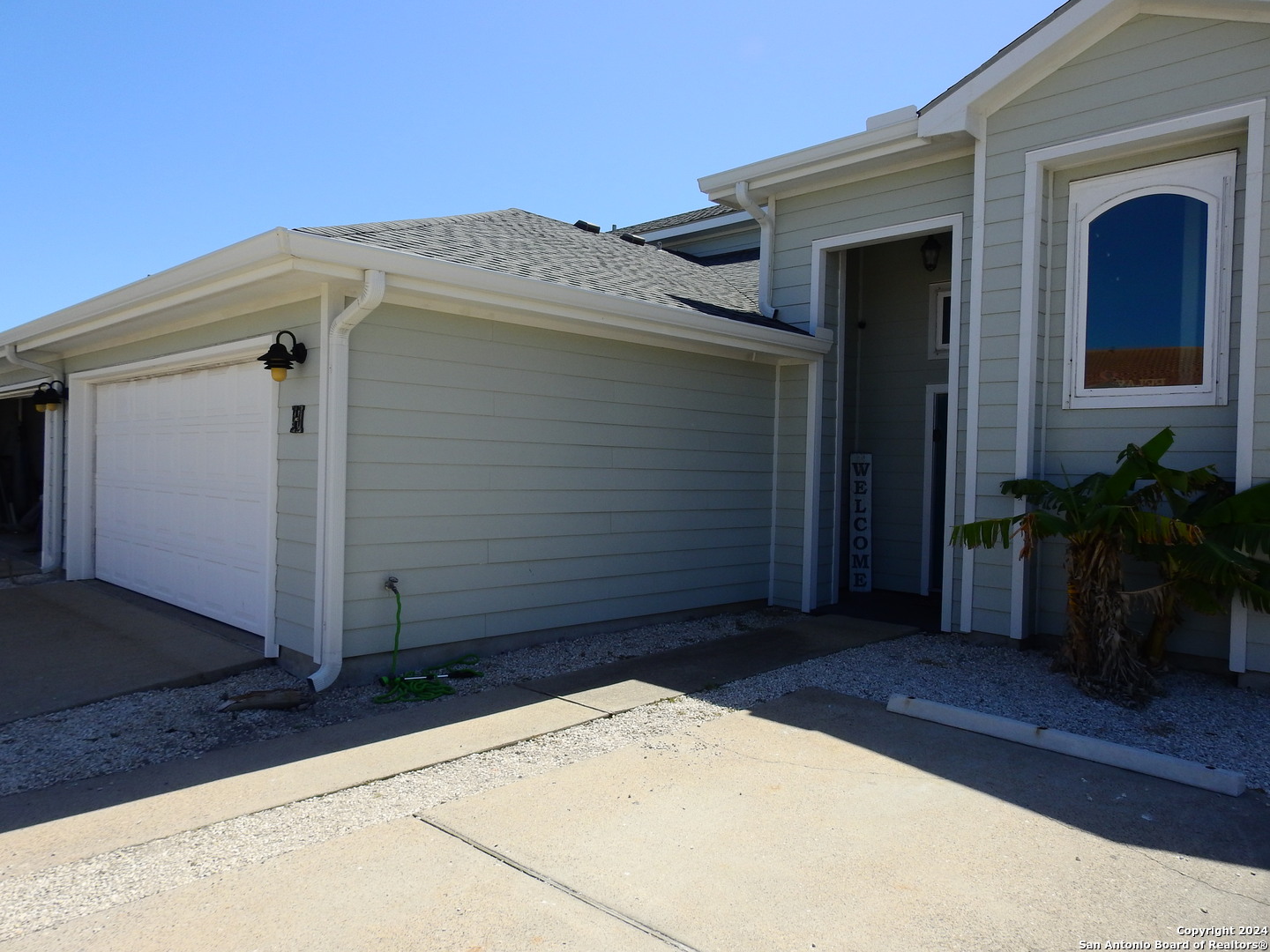 a view of front door