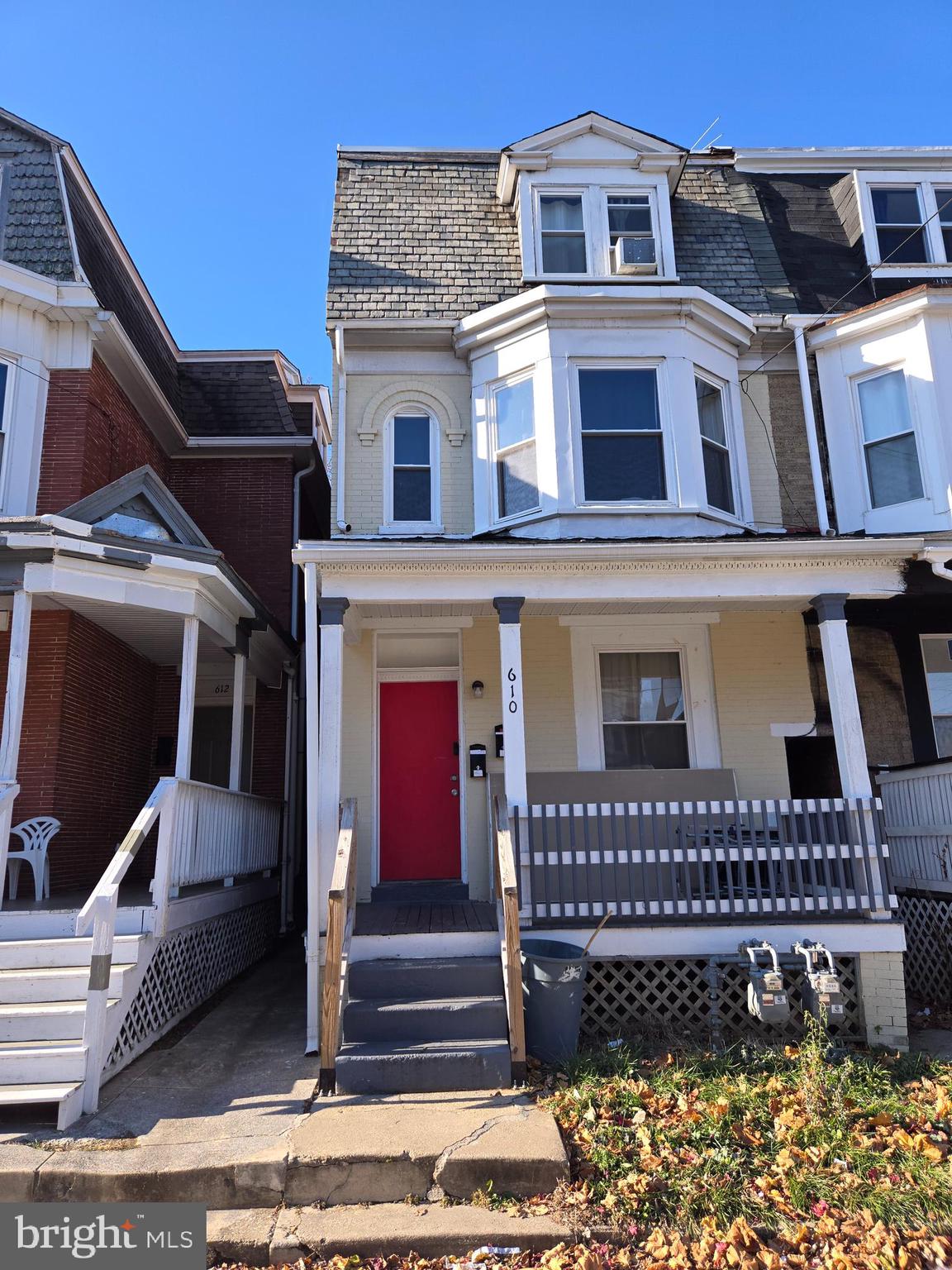 a view of a house with a balcony