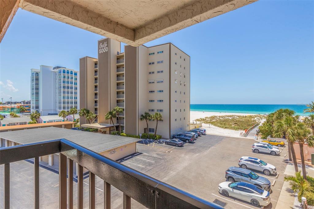 West side balcony looking at the Gulf